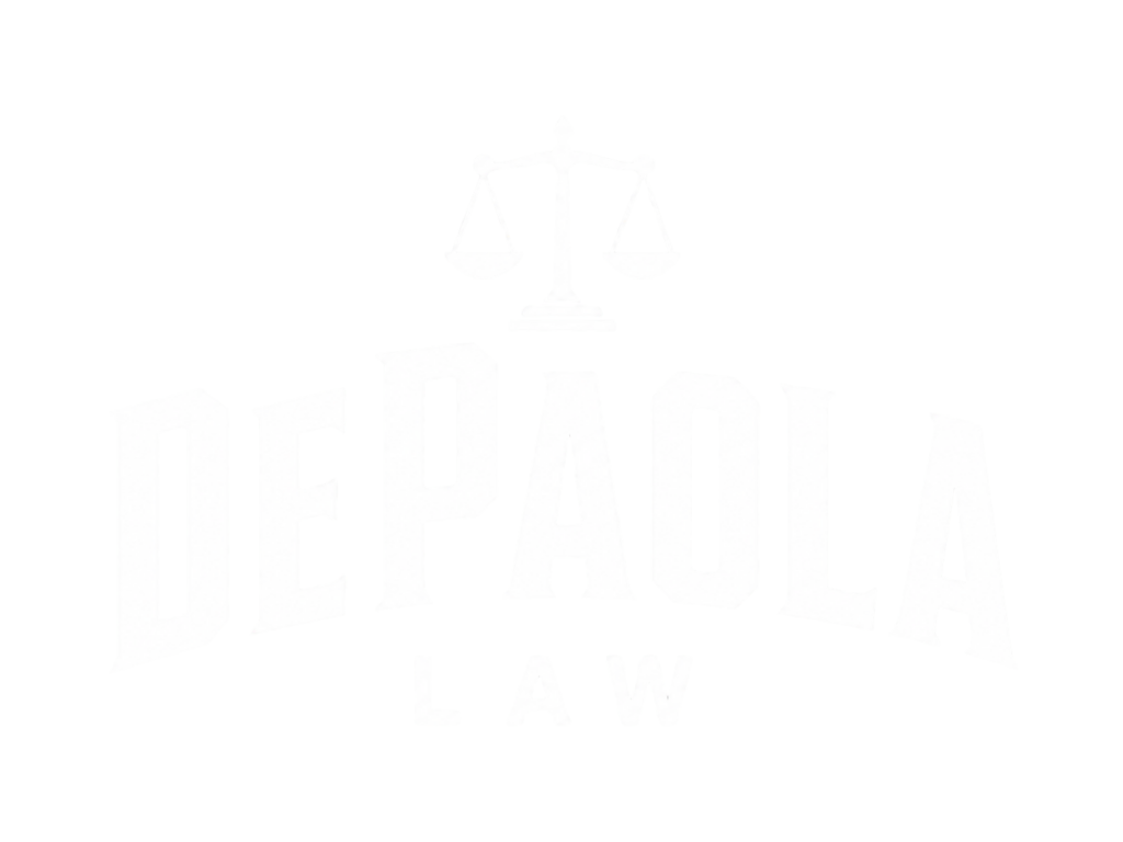 depaola law logo reversed transparent
